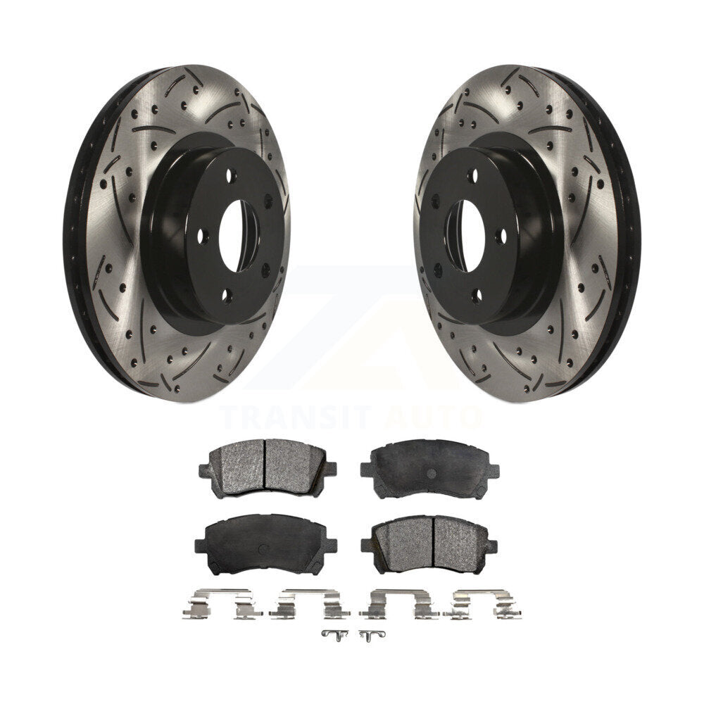 Performance Upgrade Brake Kit For 2002 Subaru Forester 4-Wheel ABS Transit Auto