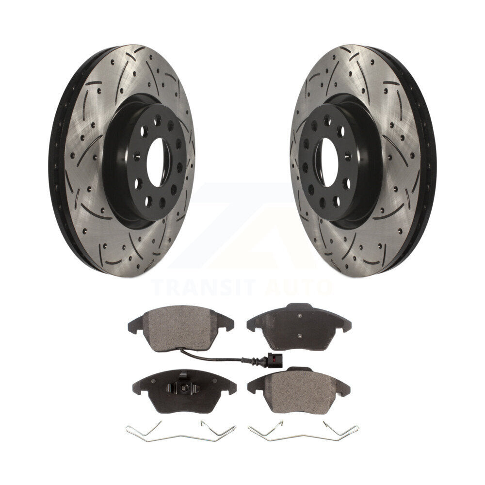 Performance Upgrade Brake Kit For 2010 Volkswagen Passat CC With 312mm Diameter Front Rotor KDT-100669 Transit Auto