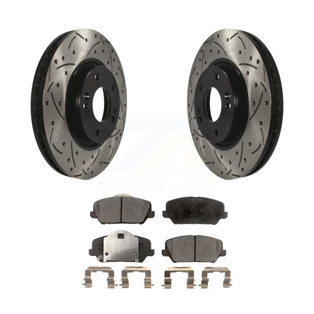 Performance Upgrade Brake Kit For 2014 Kia Forte5 Turbocharged KDT-100313 Transit Auto