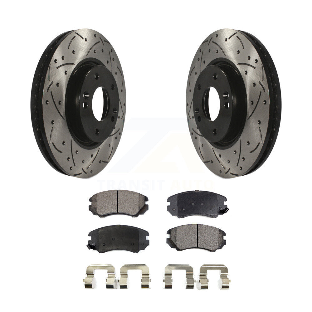Performance Upgrade Brake Kit For 2007 Hyundai Sonata 3.3L KDT-100847 Transit Auto