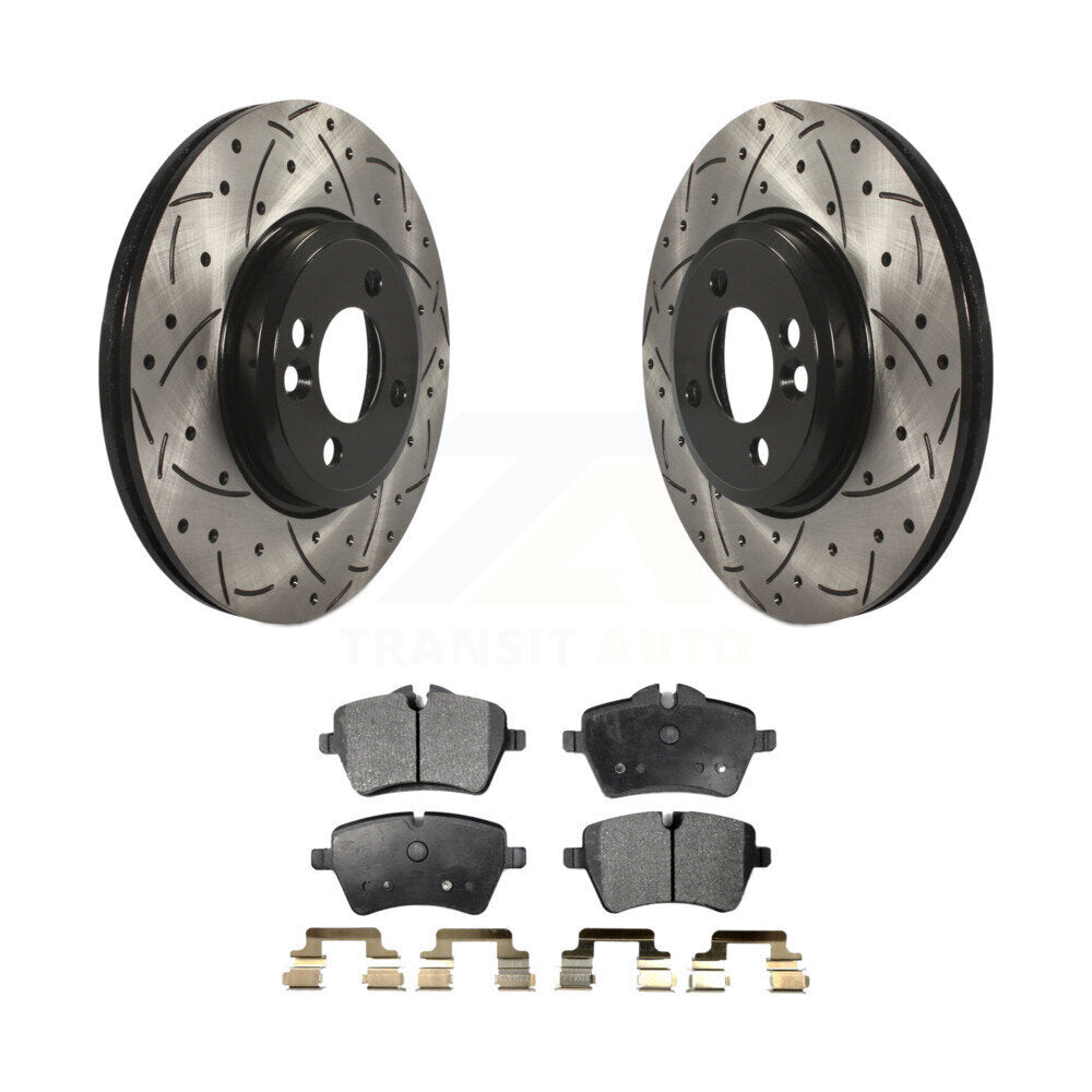Performance Upgrade Brake Kit For 2002 Mini Cooper With 294mm Diameter Front Rotor and With 4 Lug Wheels Transit Auto