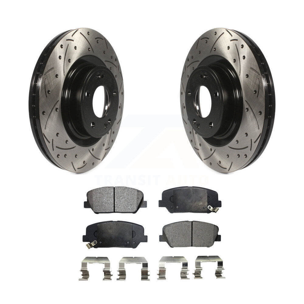 Performance Upgrade Brake Kit For 2013 Hyundai Genesis Coupe With Single Piston Caliper KDT-100364 Transit Auto