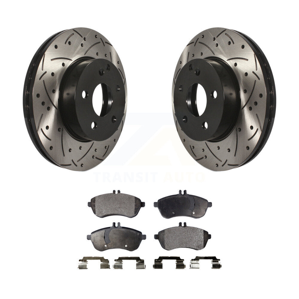 Performance Upgrade Brake Kit For 2008 Mercedes-Benz C230 KDT-100367 Transit Auto