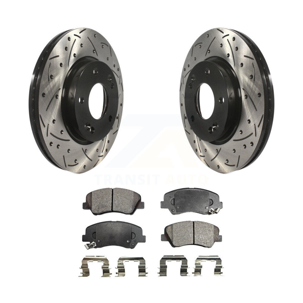 Performance Upgrade Brake Kit For 2014 Hyundai Elantra KDT-100375 Transit Auto