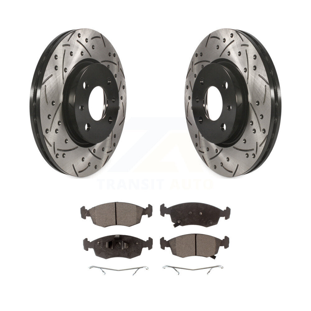 Performance Upgrade Brake Kit For 2014 Fiat 500 Naturally Aspirated and with GAS engine KDT-100386 Transit Auto