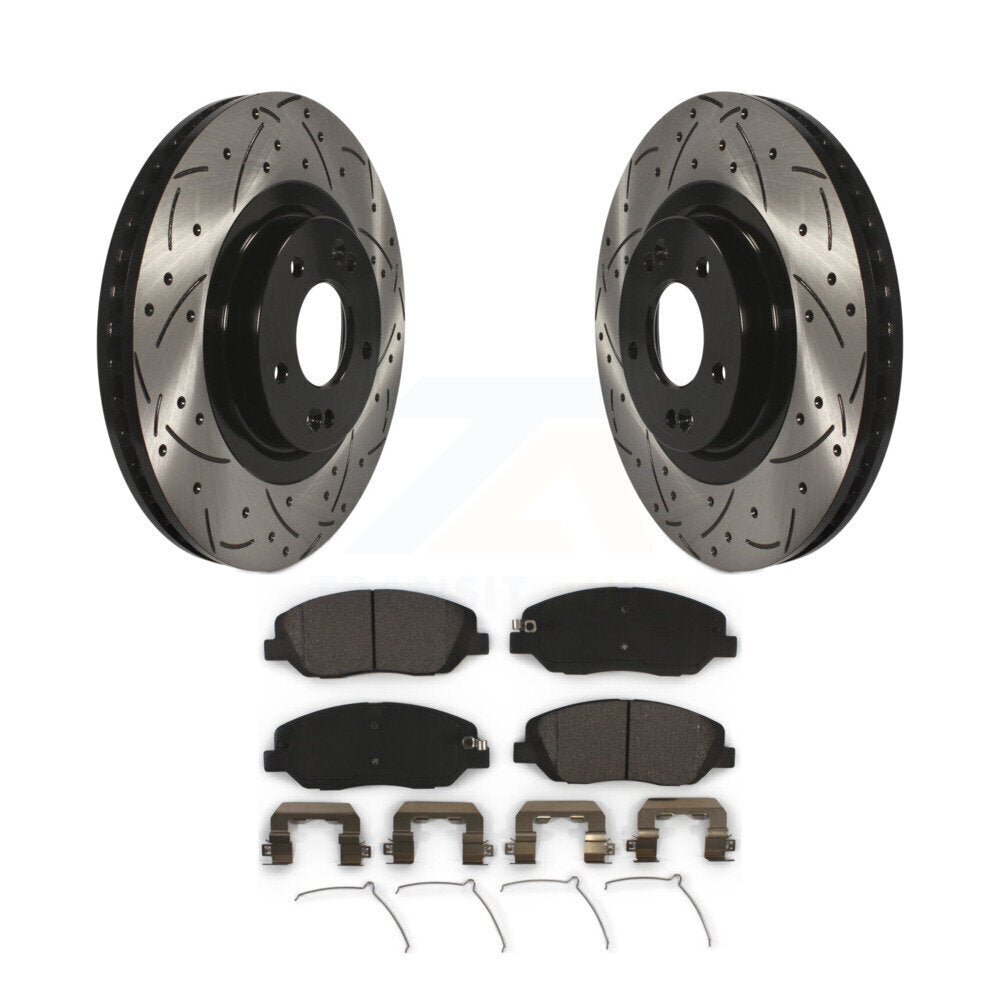 Performance Upgrade Brake Kit For 2019 Hyundai Santa Fe With Dual Piston Front Caliper KDT-102161 Transit Auto