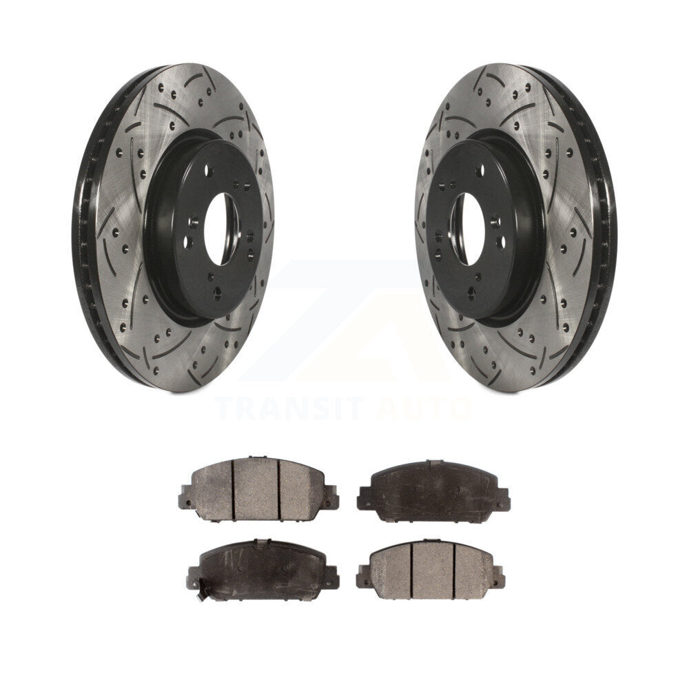Performance Upgrade Brake Kit For 2015 Honda Accord EX-L and with 3.5L KDT-100398 Transit Auto