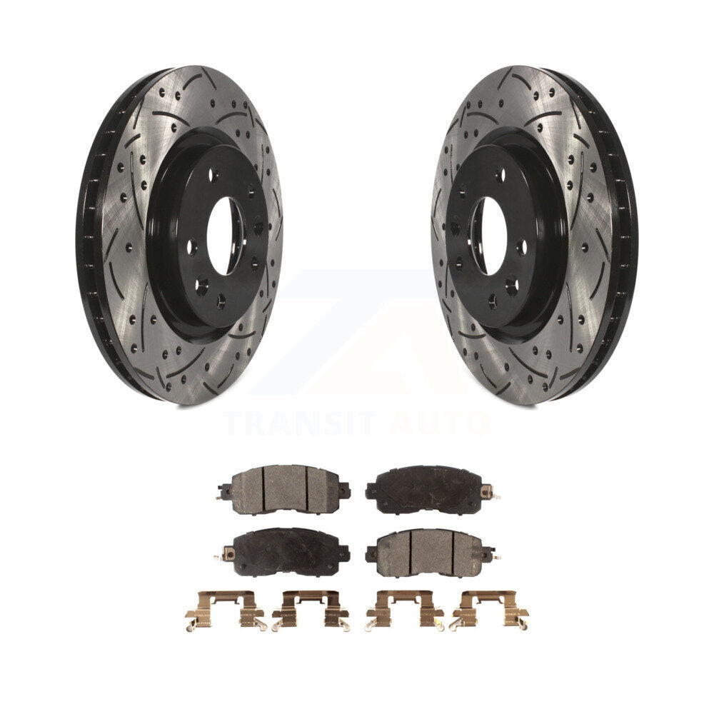 Performance Upgrade Brake Kit For 2014 Nissan LEAF Excluding Vehicles Manufactured In Japan KDT-100413 Transit Auto