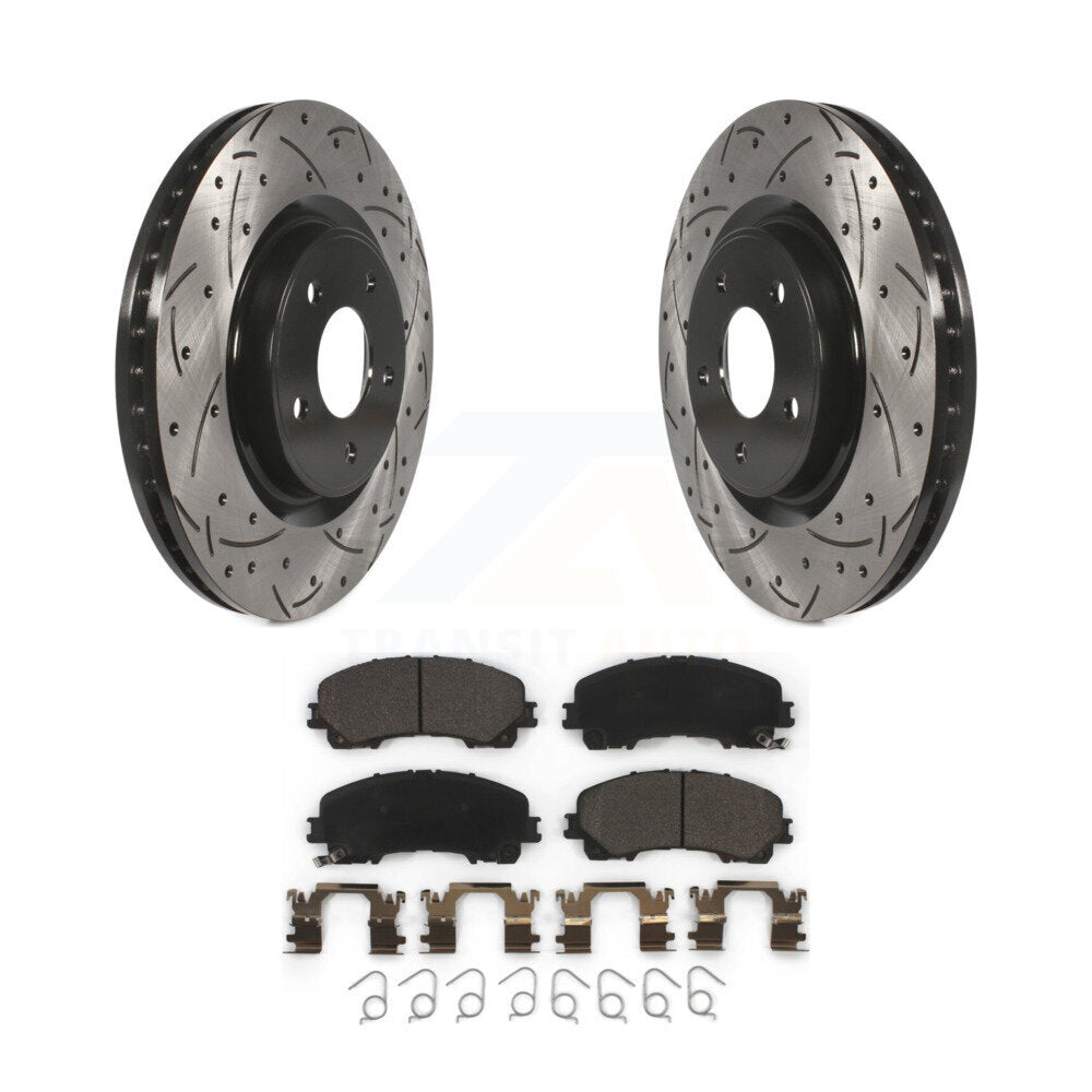 Performance Upgrade Brake Kit For 2017 Nissan Rogue With 3rd Row Seating KDT-100415 Transit Auto