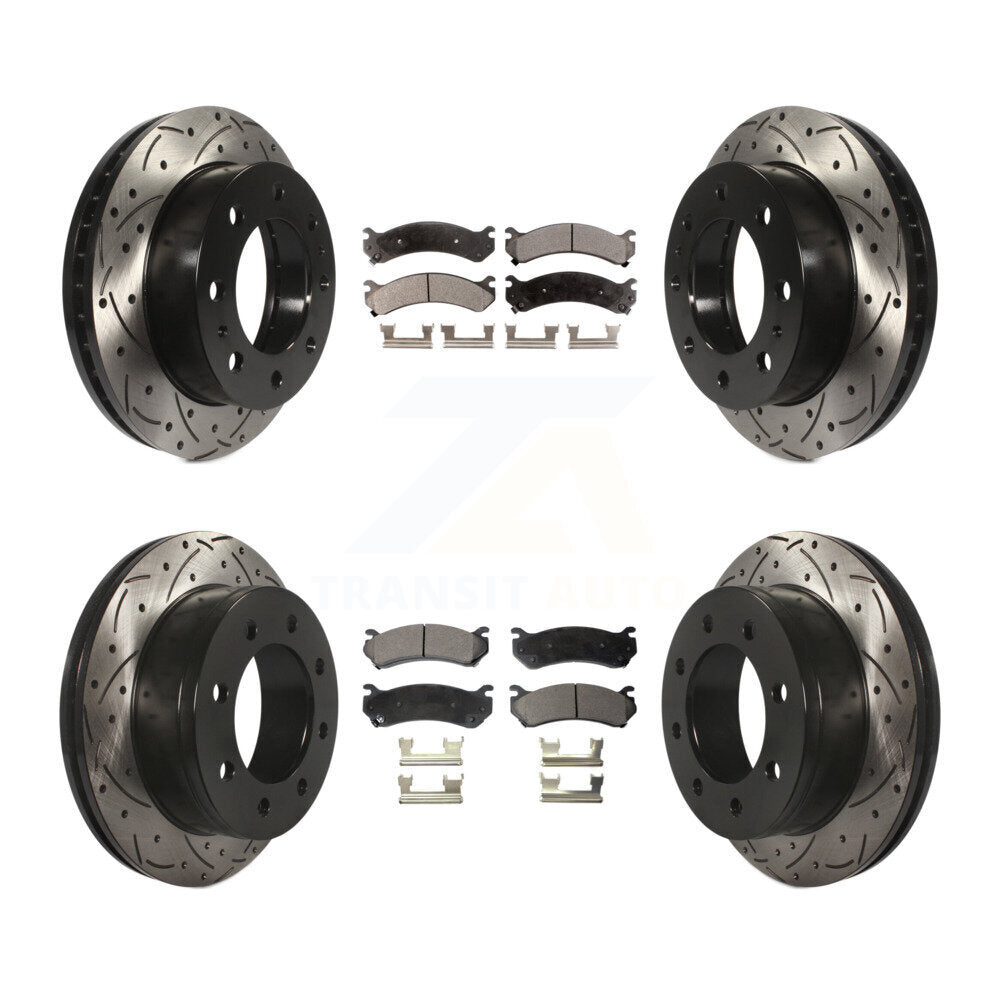 Performance Upgrade Brake Kit For 2007 Chevrolet Silverado 2500 HD KDT-100191 Transit Auto