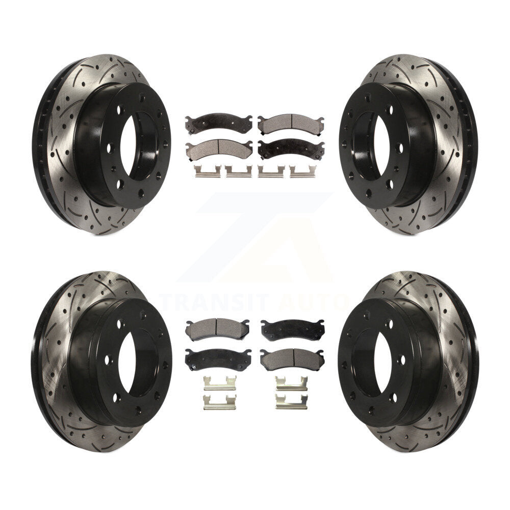 Performance Upgrade Brake Kit For 2002 GMC Sierra 1500 HD KDT-100193 Transit Auto