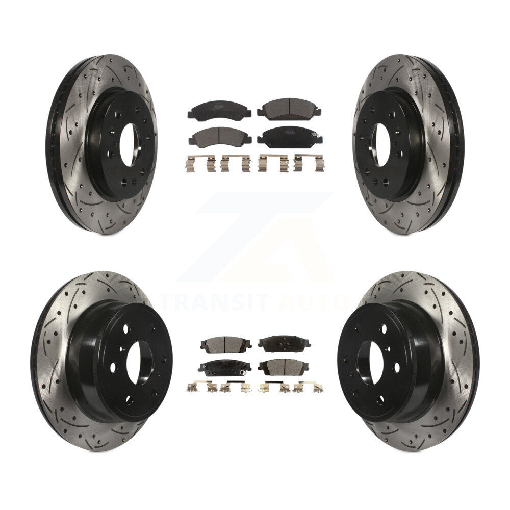 Performance Upgrade Brake Kit For 2015 Cadillac Escalade With 2 Piston Caliper KDT-100198 Transit Auto