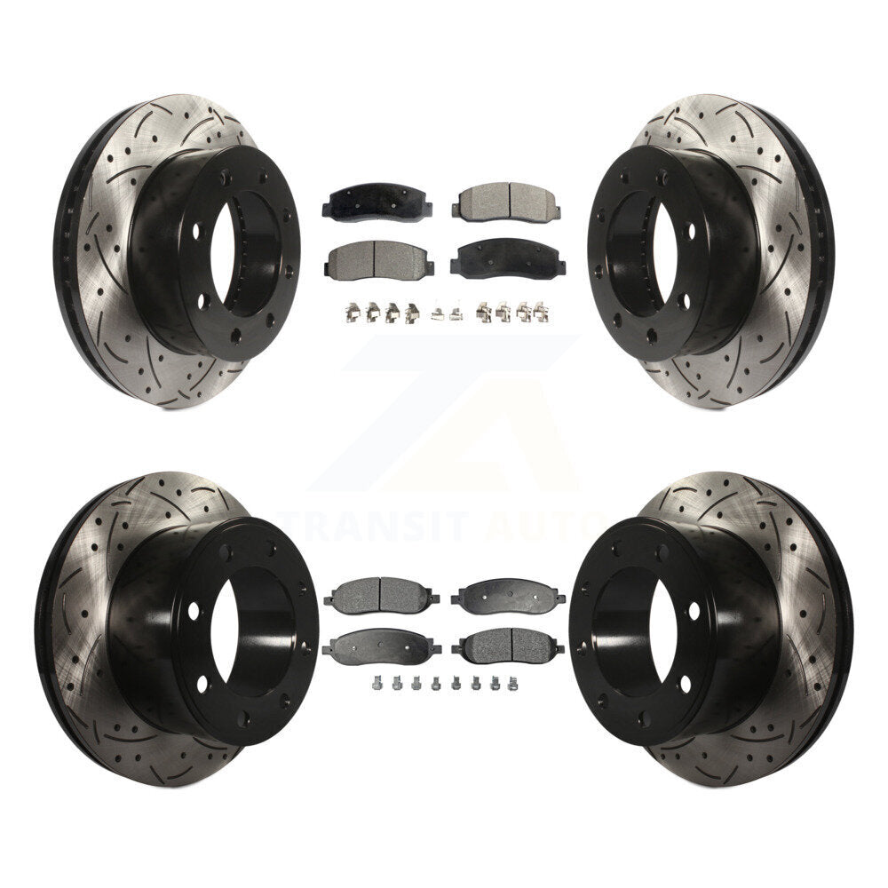 Performance Upgrade Brake Kit For 2007 Ford F-350 Super Duty 4WD. With Single Rear Wheels KDT-100211 Transit Auto