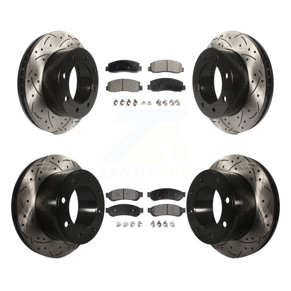 Performance Upgrade Brake Kit For 2008 Ford F-250 Super Duty 4WD. With Single Rear Wheels KDT-100212 Transit Auto