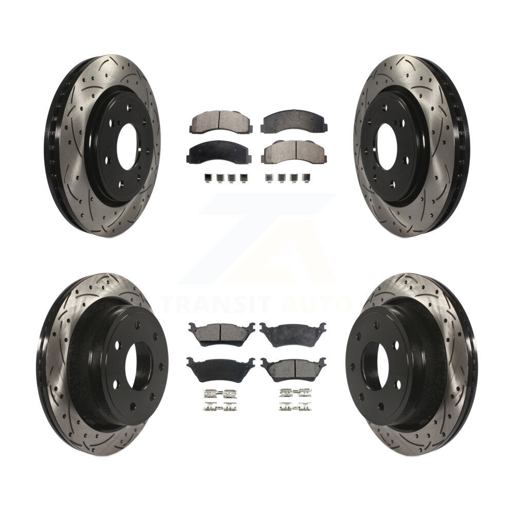 Performance Upgrade Brake Kit For 2014 Ford F-150 With 7 Lug Wheels KDT-100234 Transit Auto