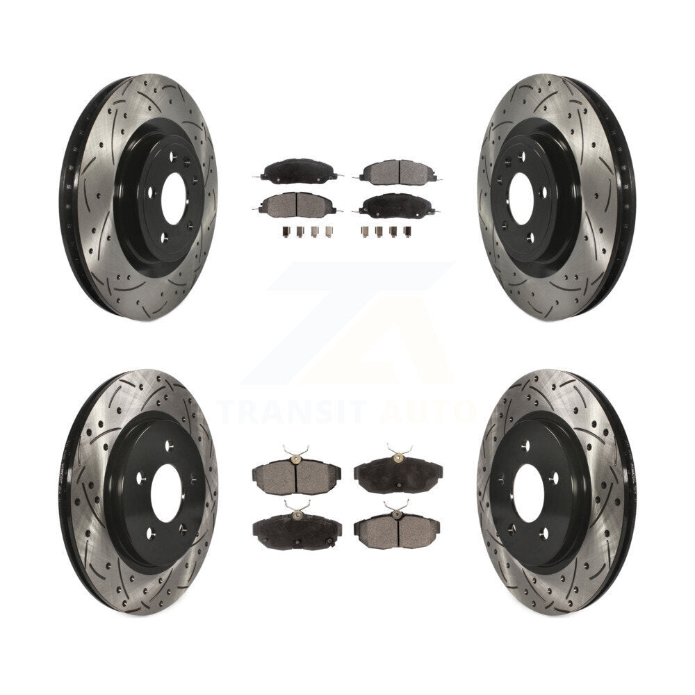 Performance Upgrade Brake Kit For 2012 Ford Mustang GT. With Dual Piston Caliper KDT-100235 Transit Auto