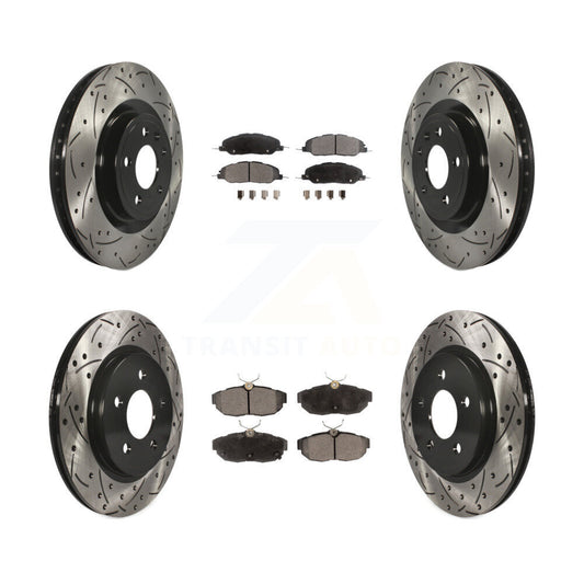 Performance Upgrade Brake Kit For 2011 Ford Mustang GT. With Dual Piston Caliper KDT-100235 Transit Auto