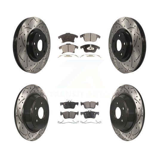 Performance Upgrade Brake Kit For 2013 Ford Fusion Energi SE/Energi Titanium KDT-100242 Transit Auto
