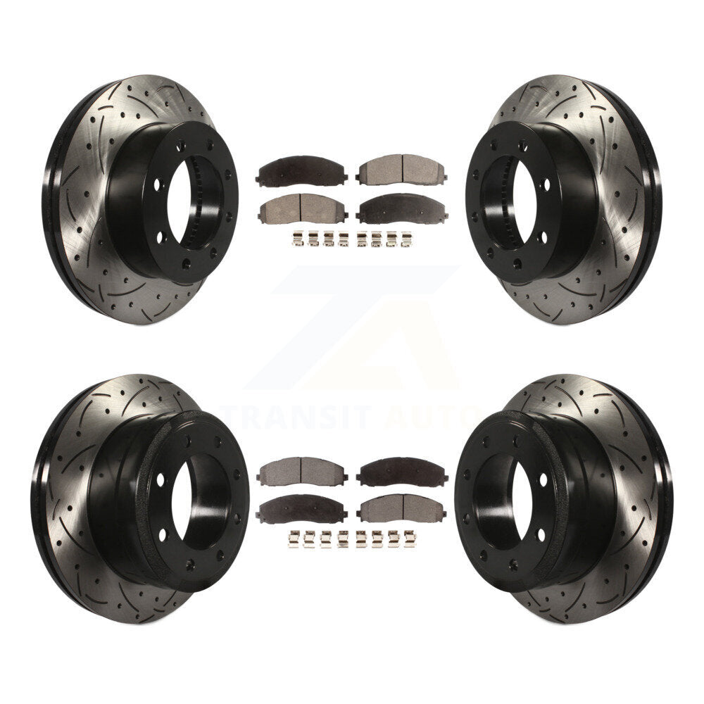 Performance Upgrade Brake Kit For 2014 Ford F-250 Super Duty 4WD. With Single Rear Wheels KDT-100244 Transit Auto
