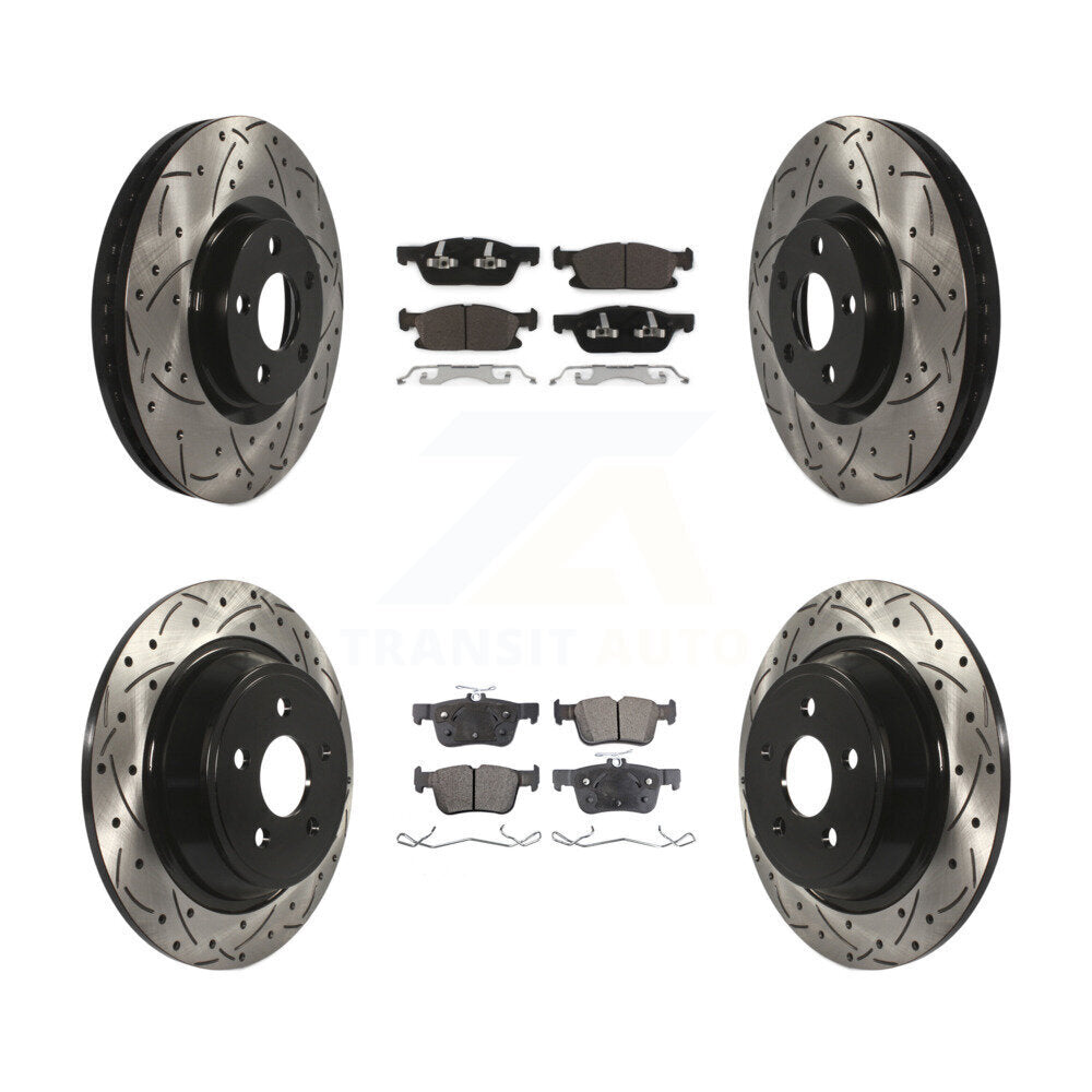 Performance Upgrade Brake Kit For 2015 Ford Edge With 316mm Diameter Front Rotor KDT-100246 Transit Auto