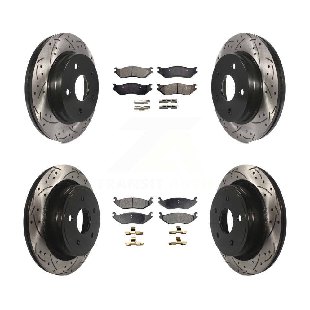 Performance Upgrade Brake Kit For 2004 Dodge Durango KDT-100252 Transit Auto