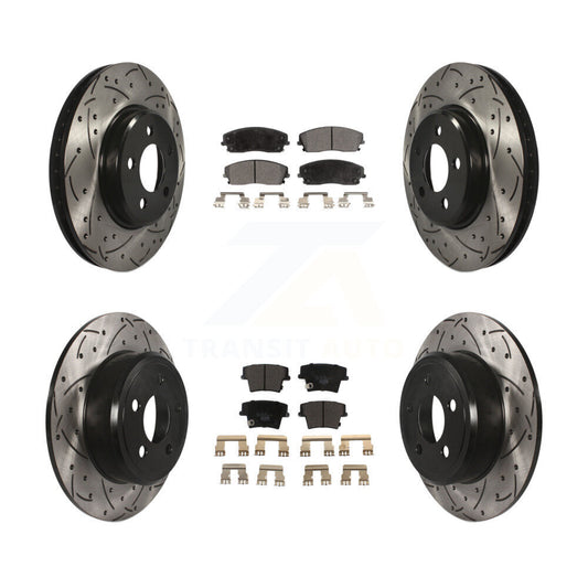 Performance Upgrade Brake Kit For 2018 Dodge Challenger SXT. With 320mm Diameter Front Rotor KDT-100253 Transit Auto