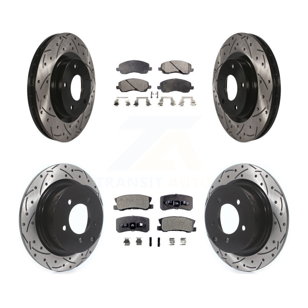 Performance Upgrade Brake Kit For 2008 Mitsubishi Outlander 2.4L KDT-100261 Transit Auto