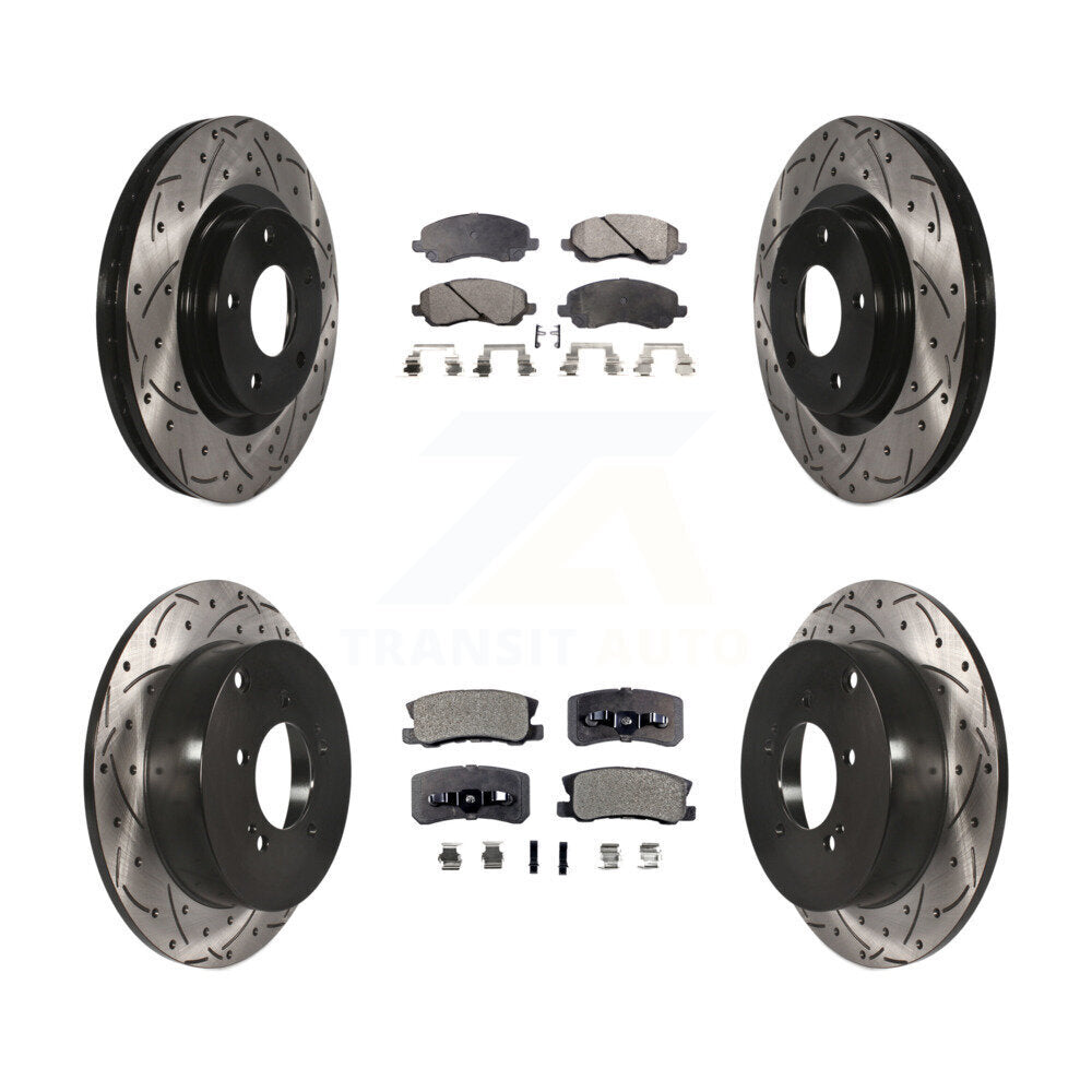Performance Upgrade Brake Kit For 2008 Mitsubishi Outlander 3.0L KDT-100263 Transit Auto