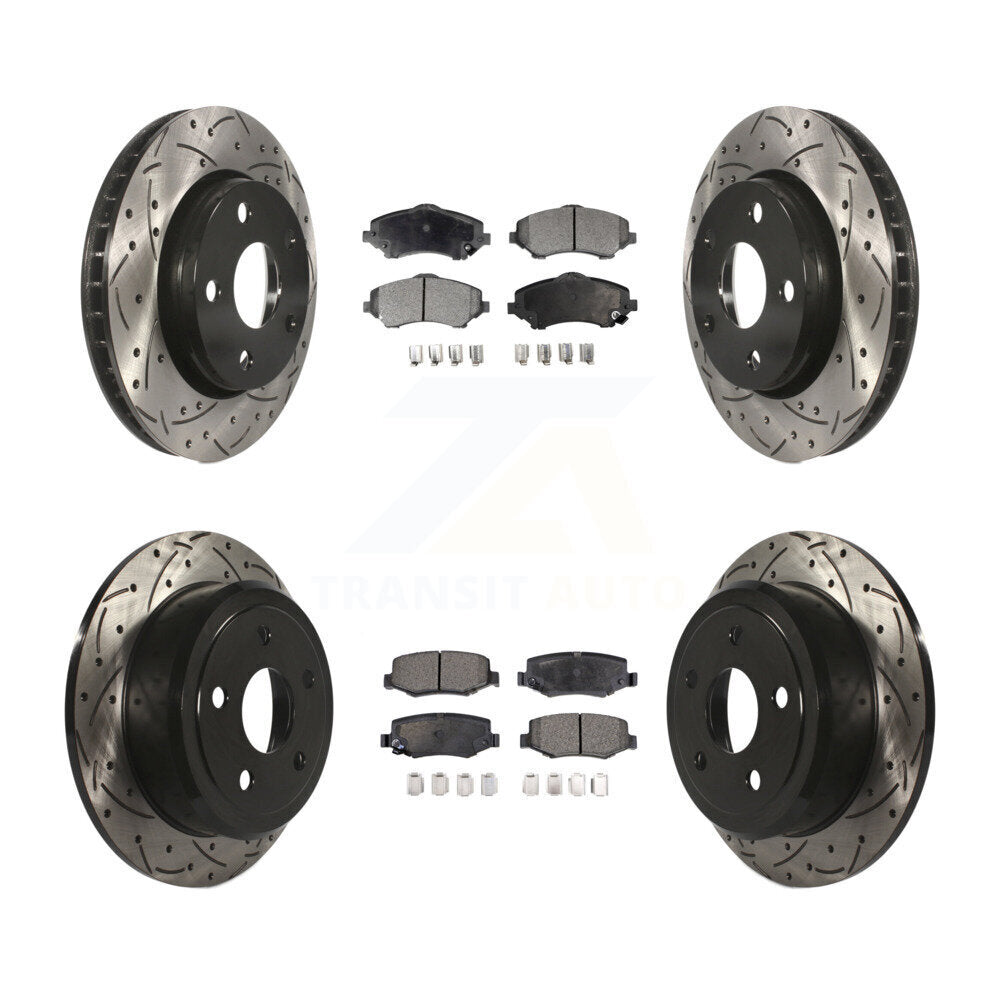 Performance Upgrade Brake Kit For 2012 Jeep Wrangler KDT-100265 Transit Auto
