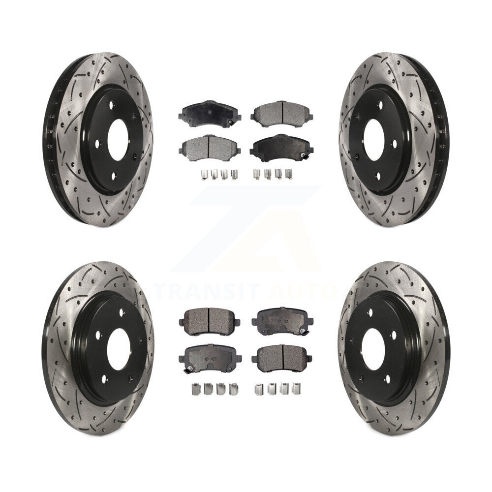 Performance Upgrade Brake Kit For 2008 Dodge Grand Caravan KDT-100266 Transit Auto