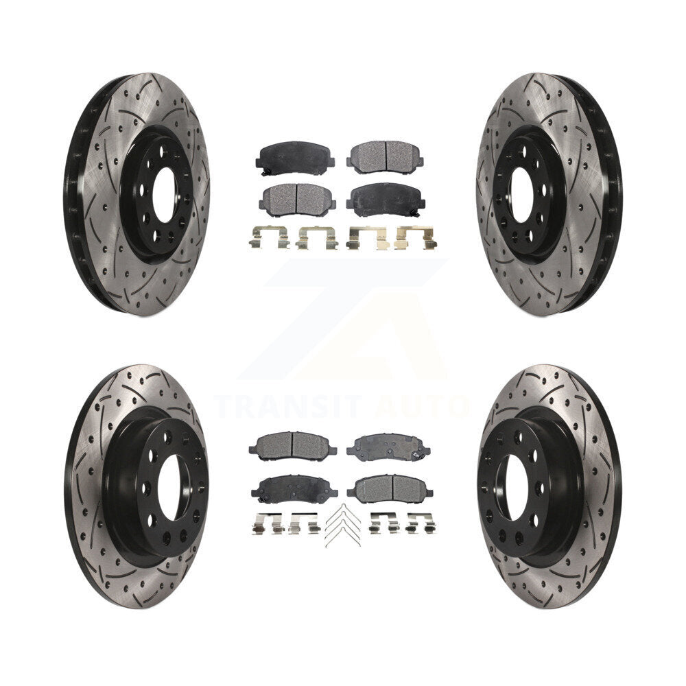 Performance Upgrade Brake Kit For 2014 Dodge Dart KDT-100271 Transit Auto