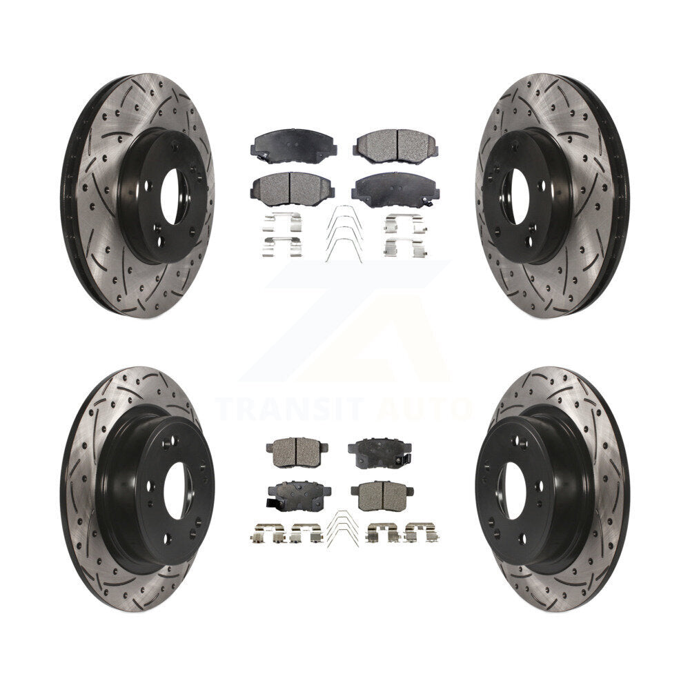 Performance Upgrade Brake Kit For 2008 Honda Accord LX KDT-100280 Transit Auto