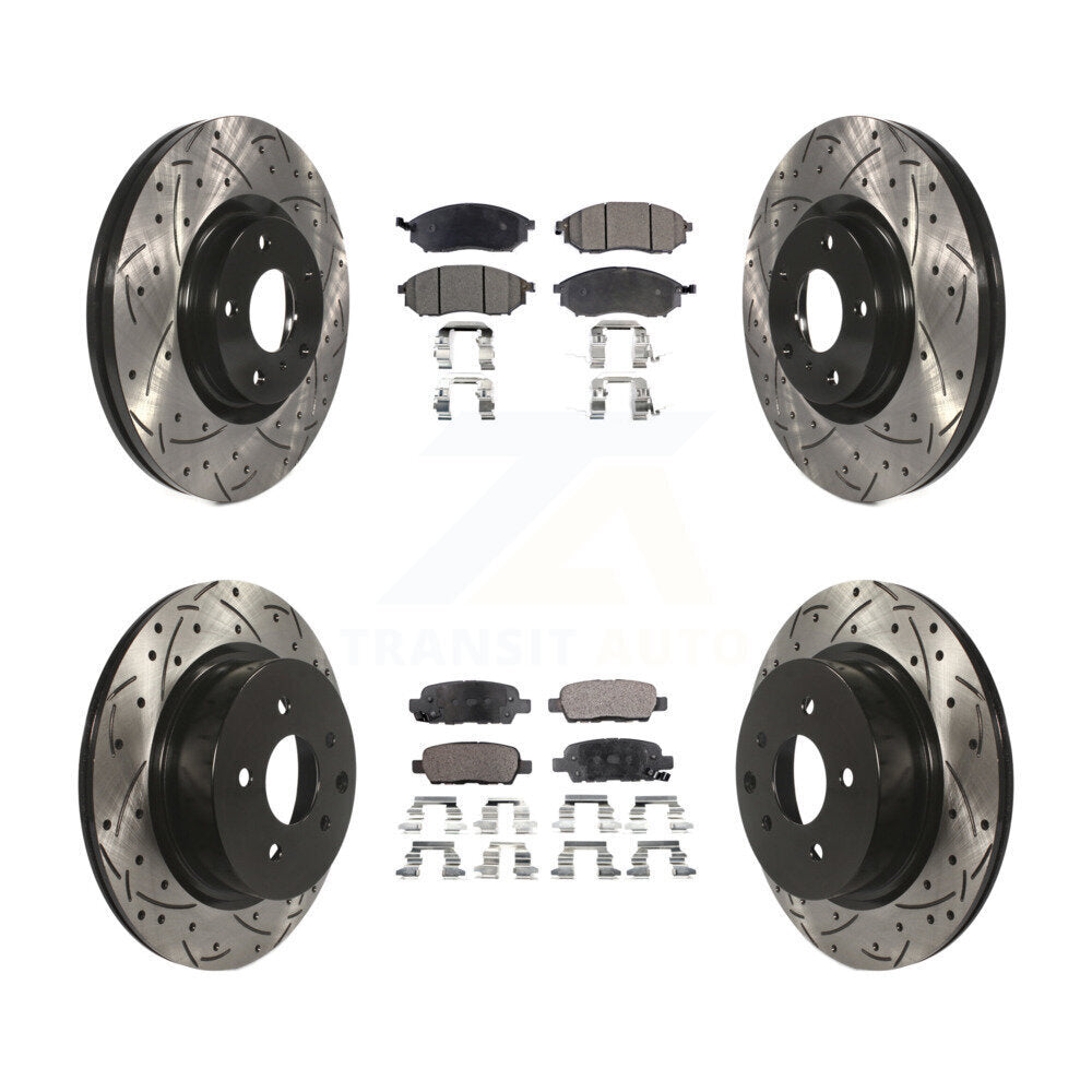 Performance Upgrade Brake Kit For 2008 INFINITI M45 KDT-100285 Transit Auto