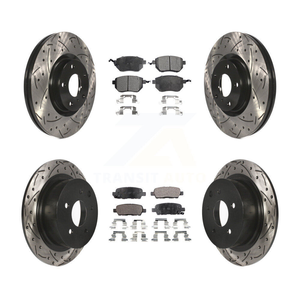 Performance Upgrade Brake Kit For 2007 Nissan Maxima KDT-100287 Transit Auto