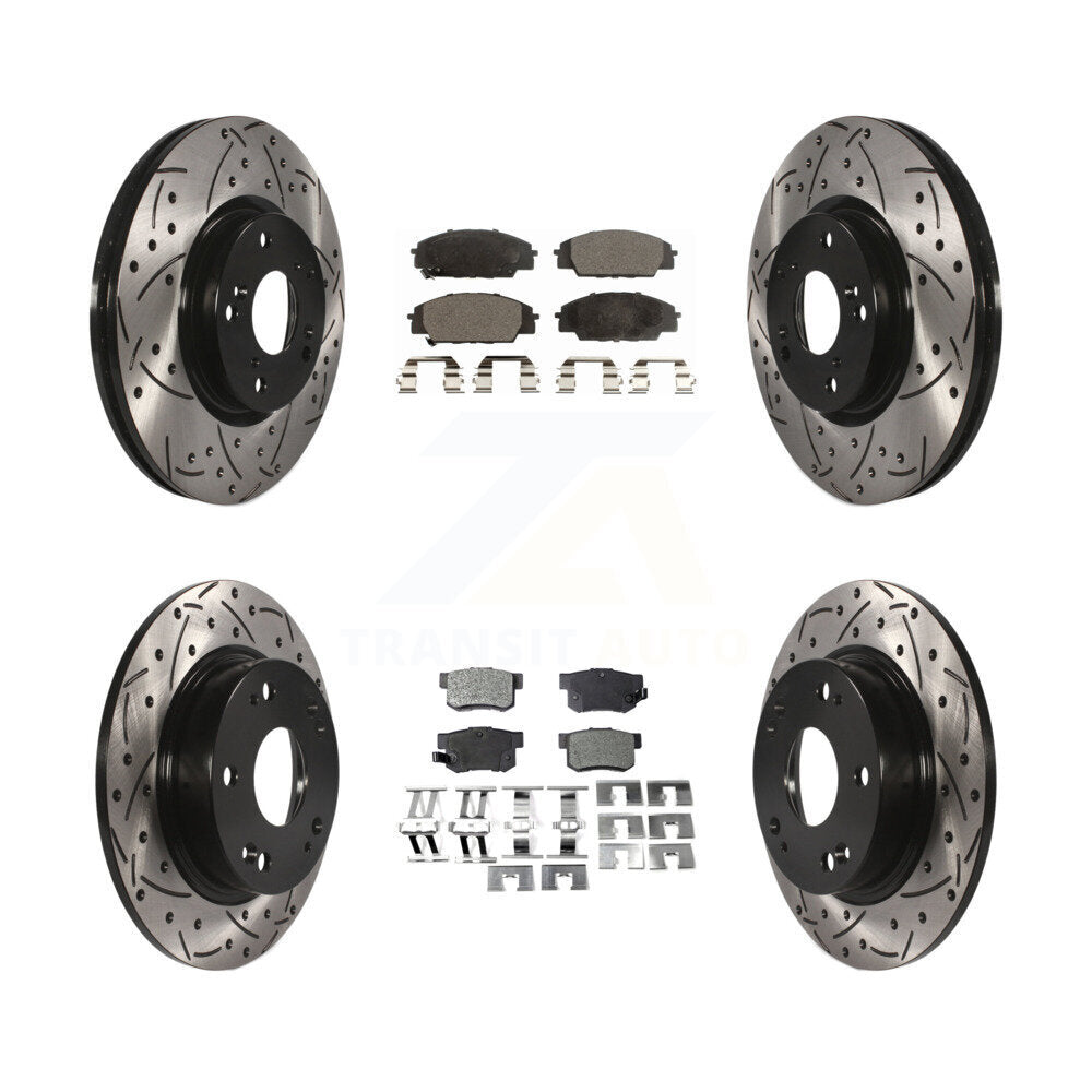 Performance Upgrade Brake Kit For 2007 Honda Civic Si KDT-100289 Transit Auto