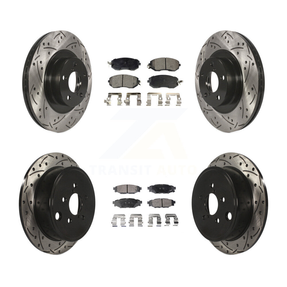 Performance Upgrade Brake Kit For 2013 Subaru Forester With 292mm Diameter Front Rotor KDT-100295 Transit Auto