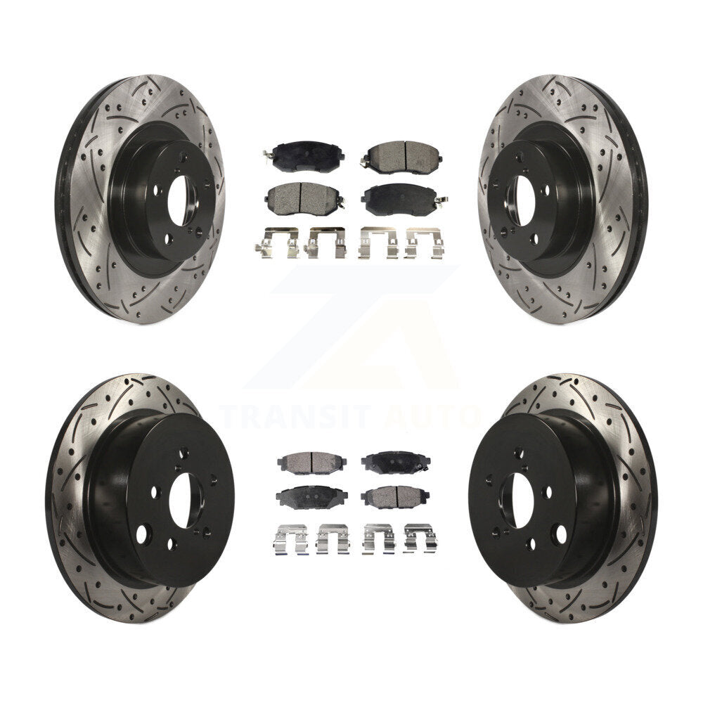 Performance Upgrade Brake Kit For 2013 Subaru XV Crosstrek With 292mm Diameter Front Rotor KDT-100296 Transit Auto