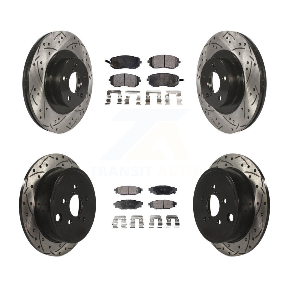 Performance Upgrade Brake Kit For 2008 Subaru Impreza WRX KDT-100297 Transit Auto