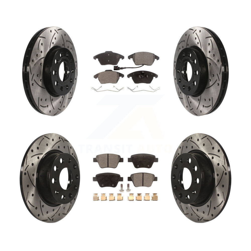 Performance Upgrade Brake Kit For 2013 Volkswagen Beetle 2.5L. With 272mm Diameter Rear Rotor KDT-100308 Transit Auto