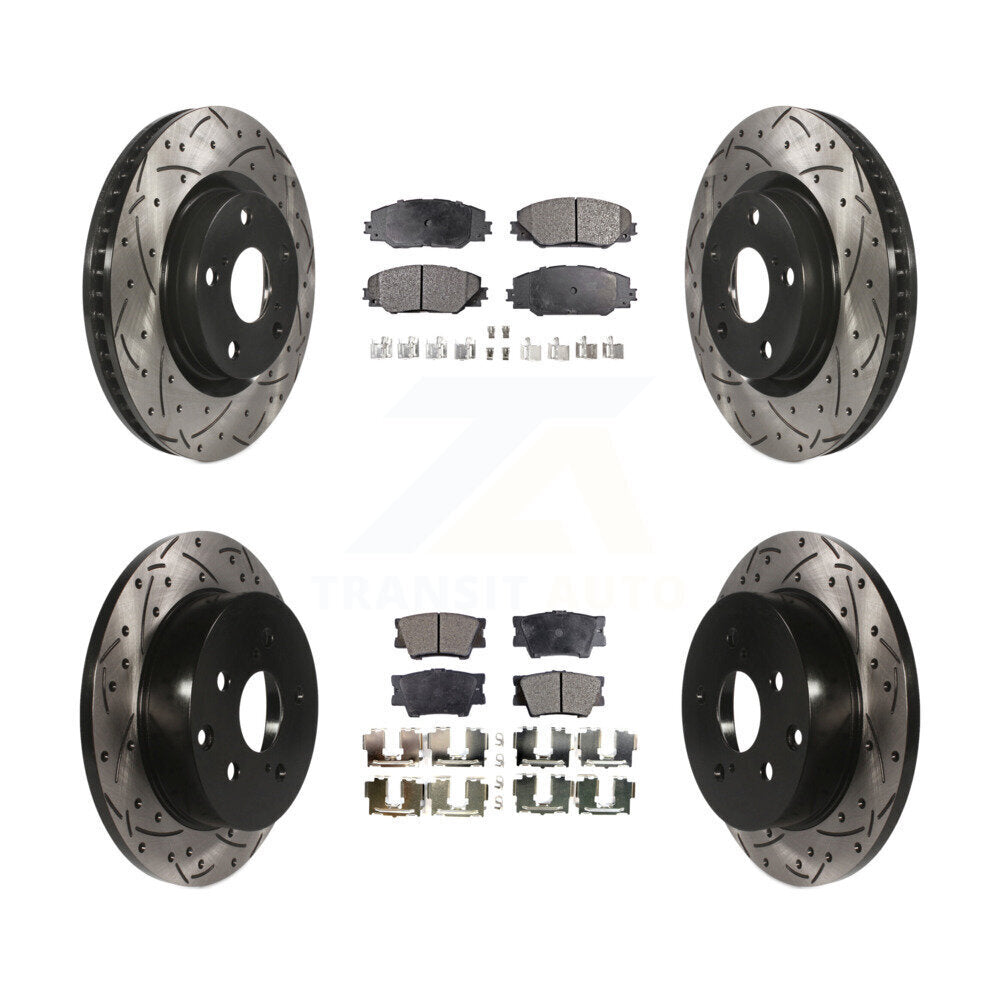 Performance Upgrade Brake Kit For 2007 Toyota RAV4 3.5L KDT-100317 Transit Auto