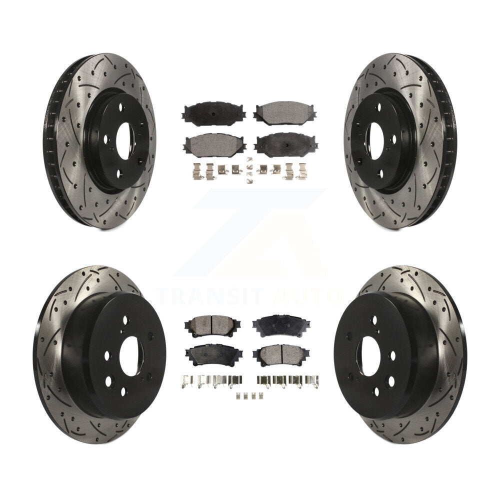 Performance Upgrade Brake Kit For 2014 Lexus IS250 Base and with RWD. With F Sport Package KDT-100322 Transit Auto