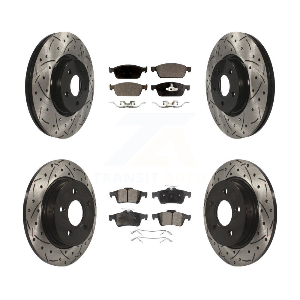 Performance Upgrade Brake Kit For 2016 Ford Focus ST. With 320mm Diameter Rotor KDT-100331 Transit Auto