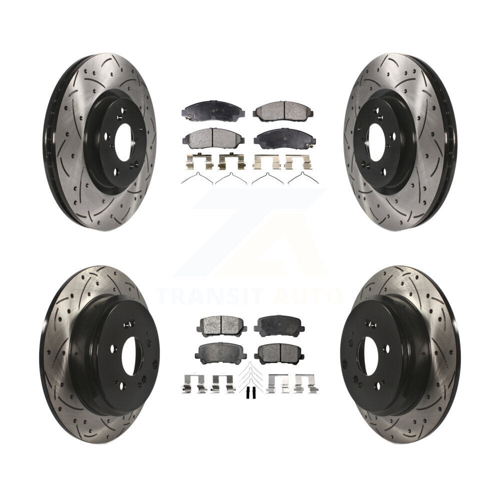 Performance Upgrade Brake Kit For 2008 Acura MDX KDT-100332 Transit Auto