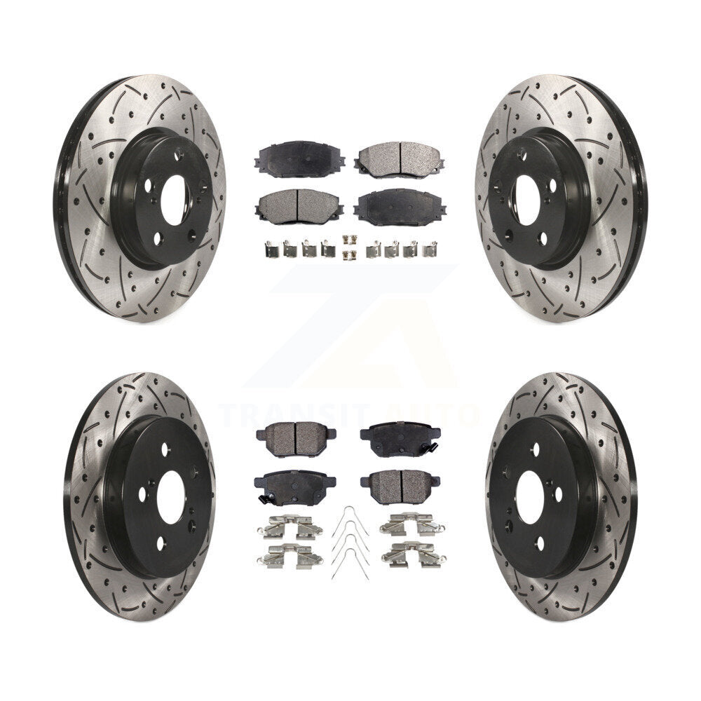 Performance Upgrade Brake Kit For 2017 Toyota Corolla KDT-100342 Transit Auto