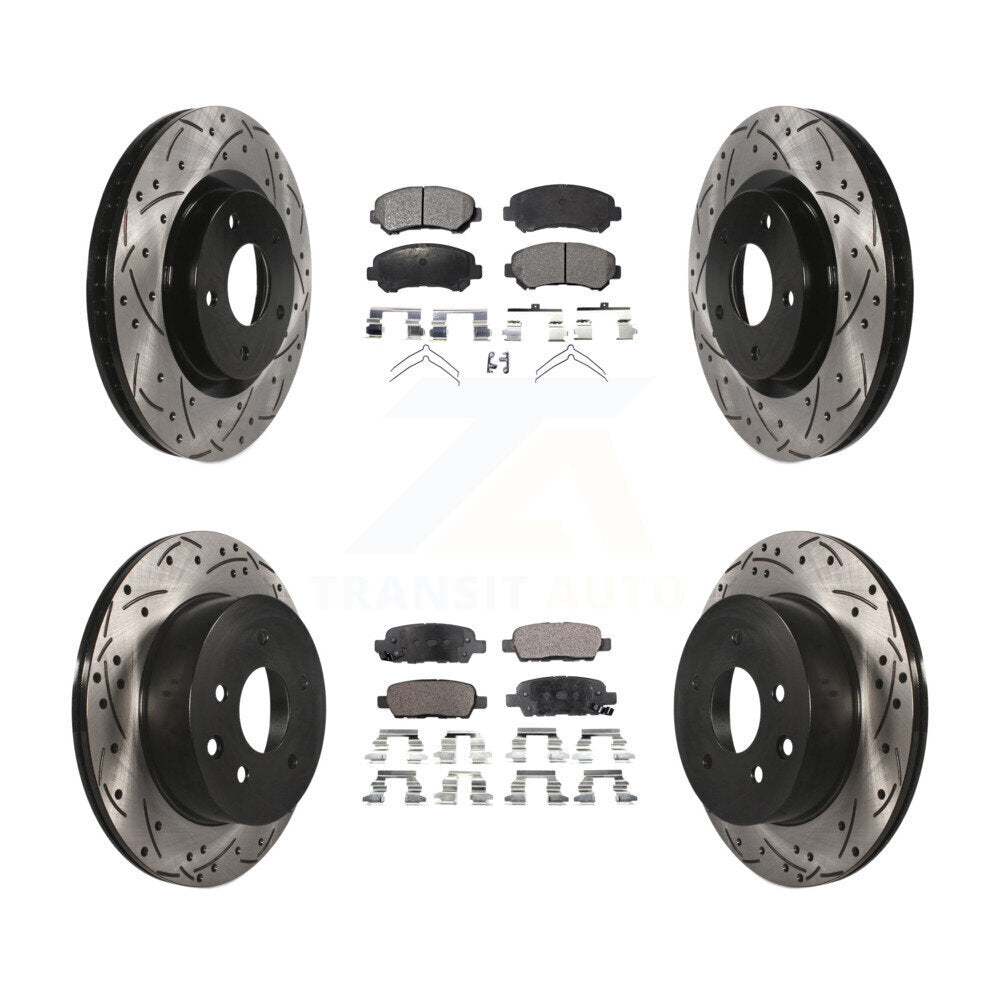 Performance Upgrade Brake Kit For 2008 Nissan Rogue KDT-100344 Transit Auto