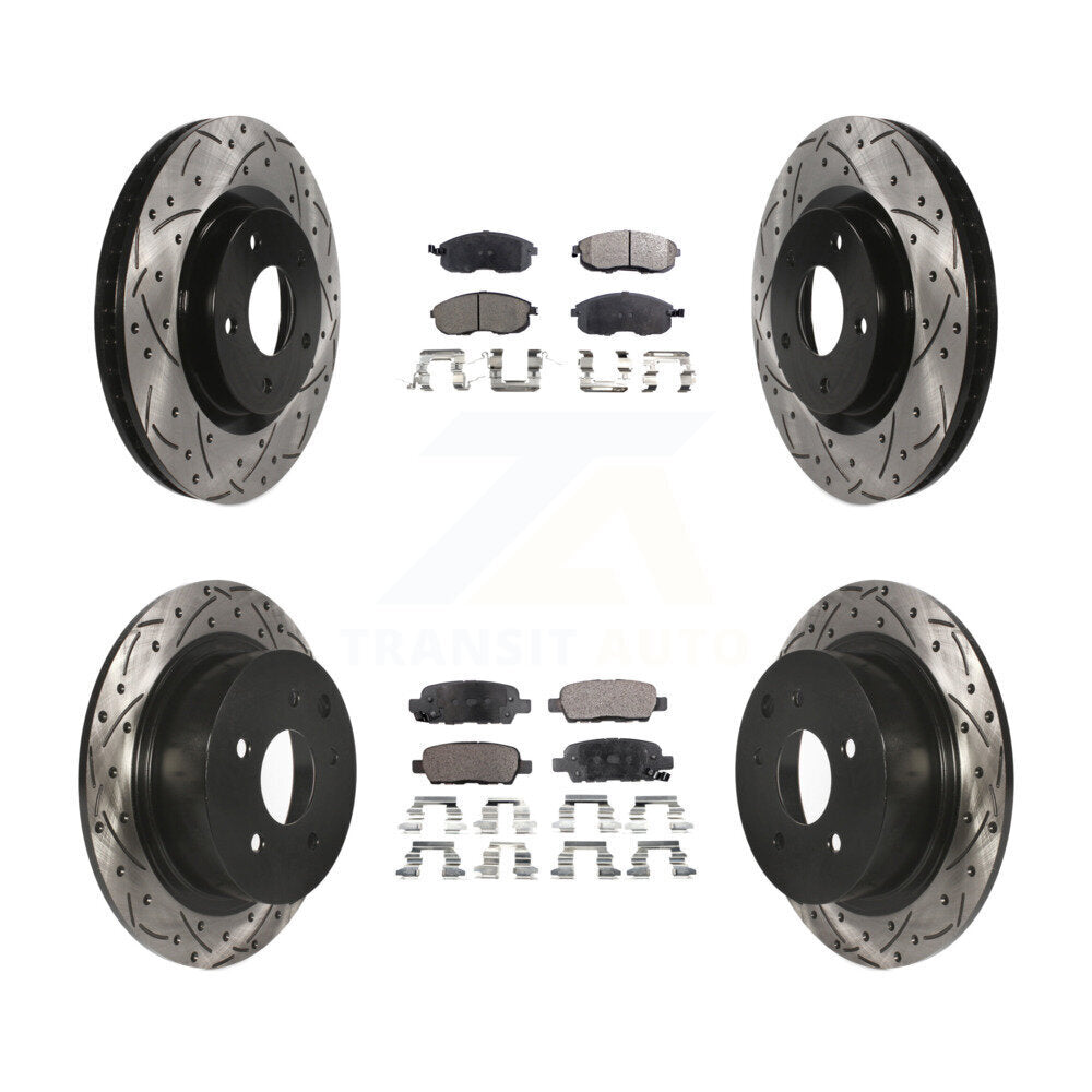 Performance Upgrade Brake Kit For 2007 Nissan Sentra SE-R KDT-100345 Transit Auto