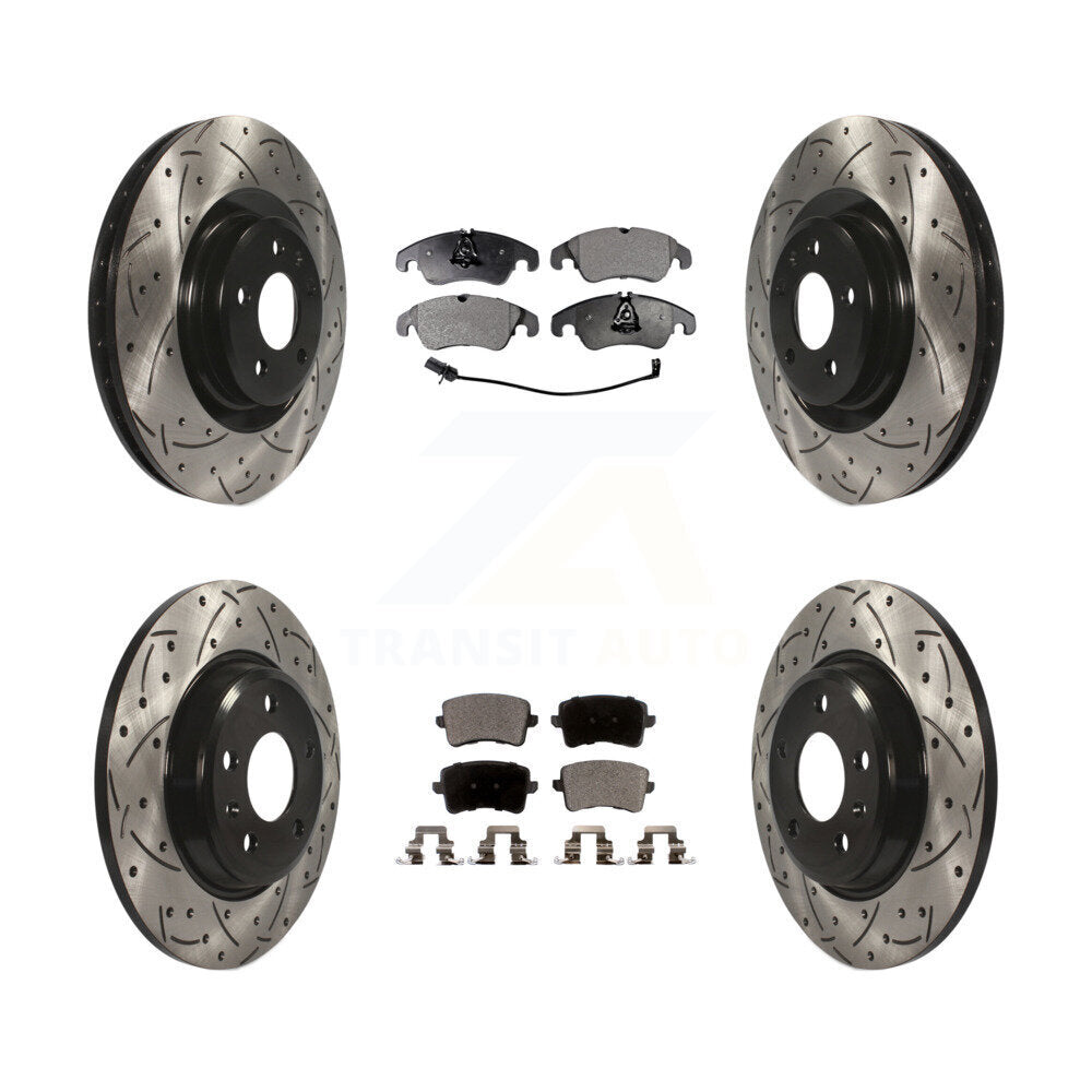 Performance Upgrade Brake Kit For 2009 Audi Q5 With 345mm Diameter Front Rotor KDT-100357 Transit Auto