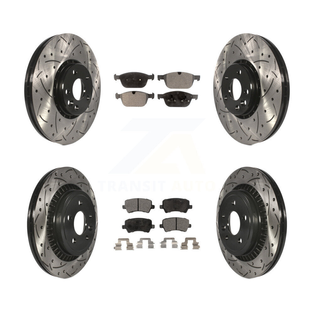 Performance Upgrade Brake Kit For 2013 Volvo XC60 KDT-100365 Transit Auto