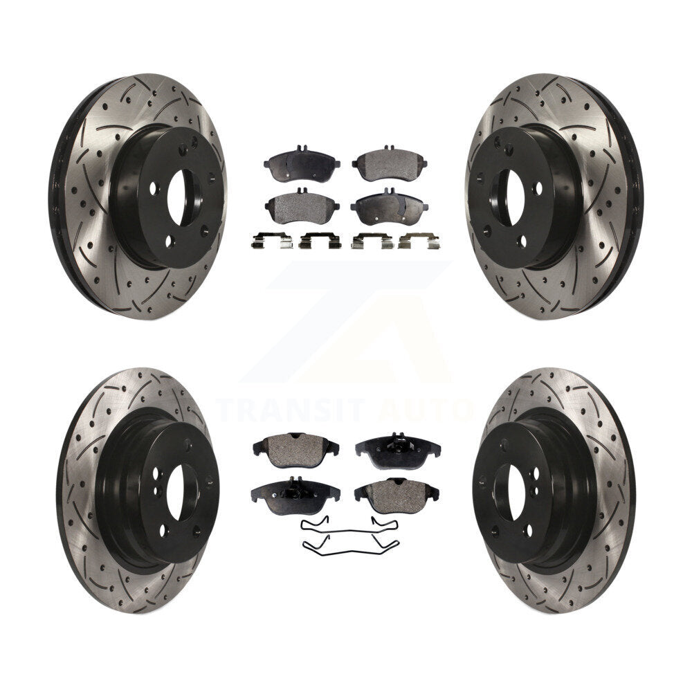 Performance Upgrade Brake Kit For 2008 Mercedes-Benz C230 KDT-100367 Transit Auto