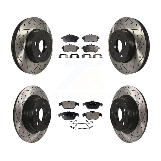 Performance Upgrade Brake Kit For 2008 Mercedes-Benz C230 KDT-100367 Transit Auto